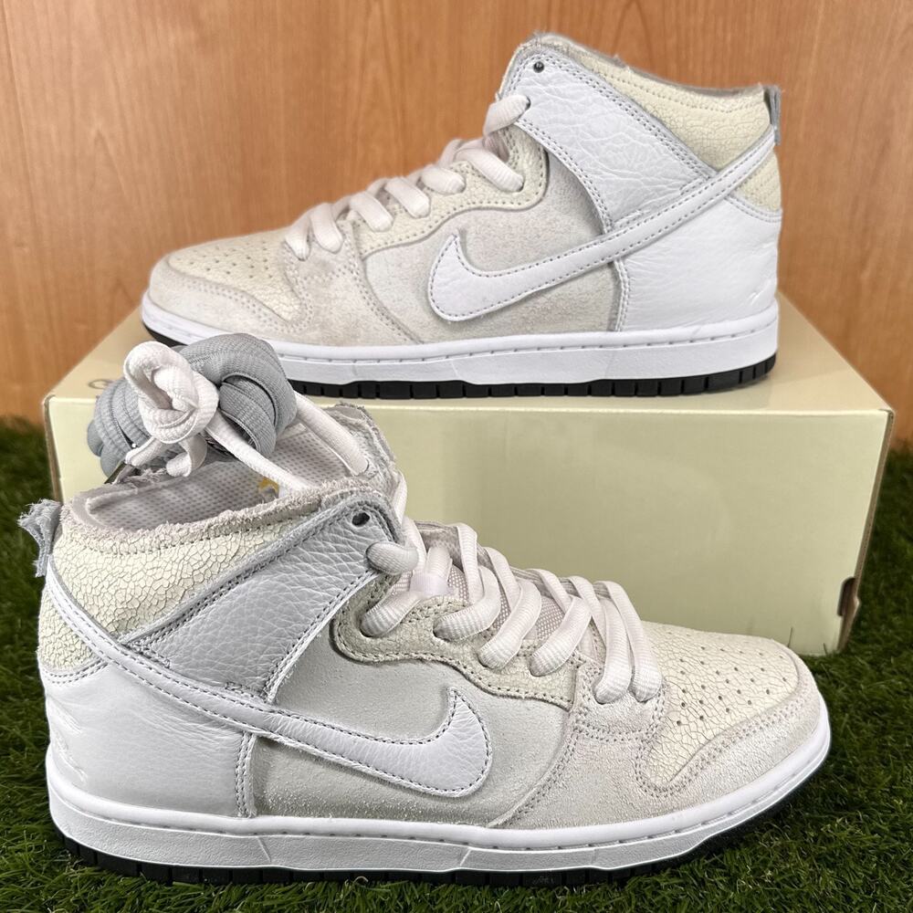 Nike SB Dunk High Antihero White Black Sneakers HM5837-100 Men's Size 7